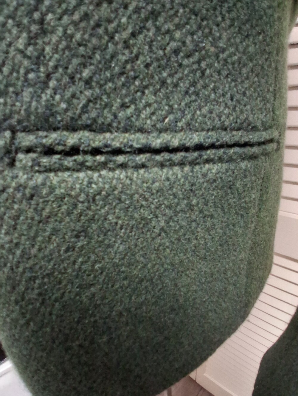 Vintage Ralph Lauren Lauren Dark Forest Green Textured Jacket - Picture 13 of 16